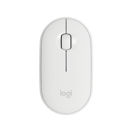 Logitech Pebble M350 Wireless Ambidextrous Mouse - Off-White 910-005716