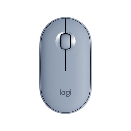 Logitech Pebble M350 Wireless Ambidextrous Mouse - Blue Grey 910-005719