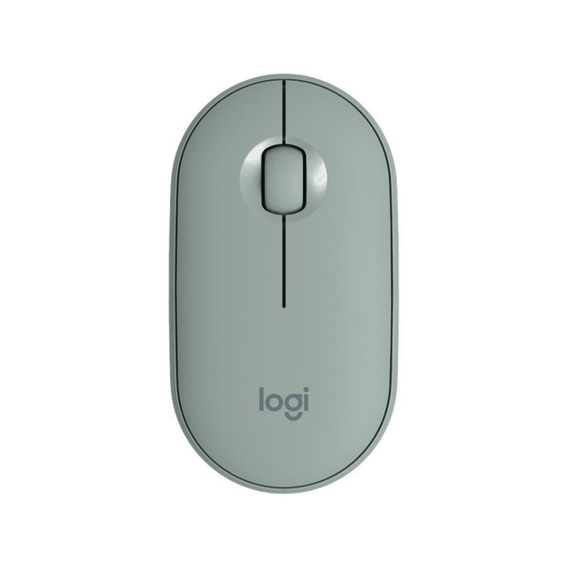 Logitech Pebble M350 Wireless Ambidextrous Mouse - Eucalyptus 910-005720