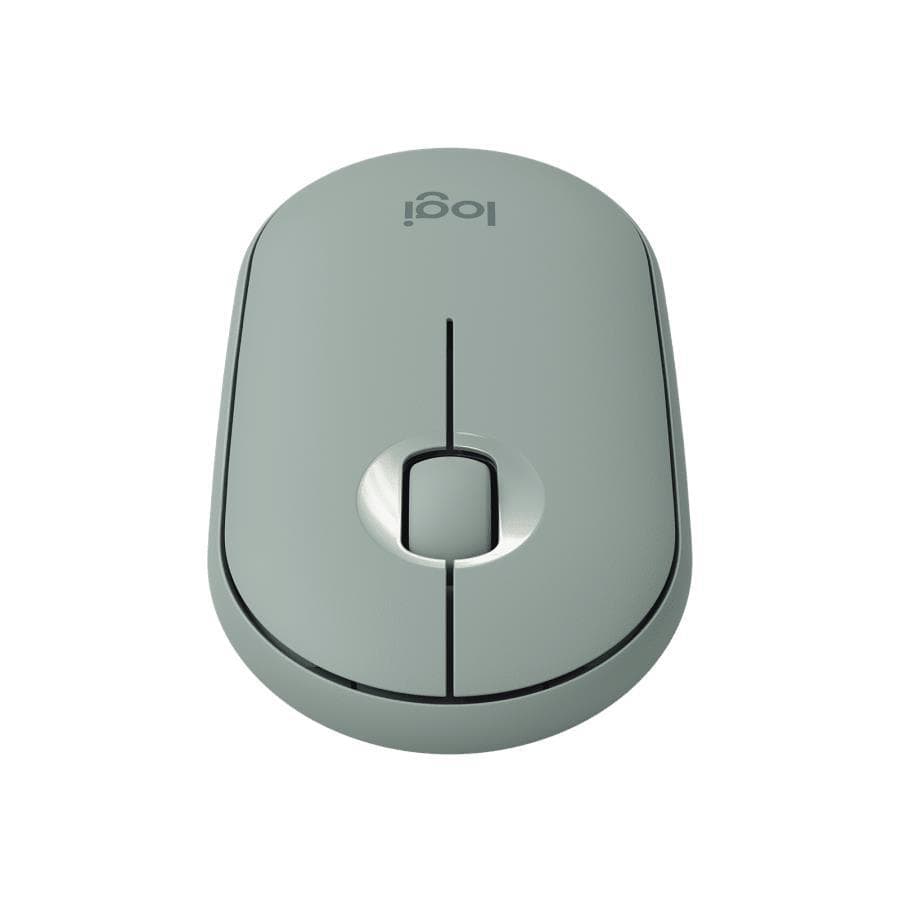 Logitech Pebble M350 Wireless Ambidextrous Mouse - Eucalyptus 910-005720