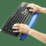 Fellowes Crystals Gel Keyboard Wrist Support Blue 9113709