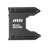 MSI NVLink GPU Bridge for GeForce RTX SLI Configuration '2-way SLI Bridge for Compatible GeForce RTX GPU, Optimised for 4K+ UHD Resolution, 144hz Refresh rate, RGB Mystic Light'