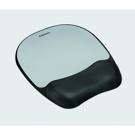 Fellowes 9175801 Mouse Pad Black and Silver