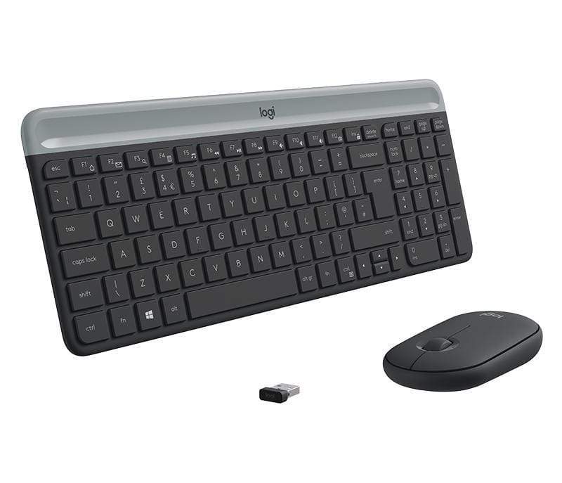 Logitech MK470 Slim Wireless Keyboard and Mouse Combo - Graphite 920-009204