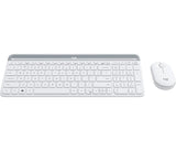 Logitech MK470 Slim Wireless Keyboard and Mouse Combo - White 920-009205