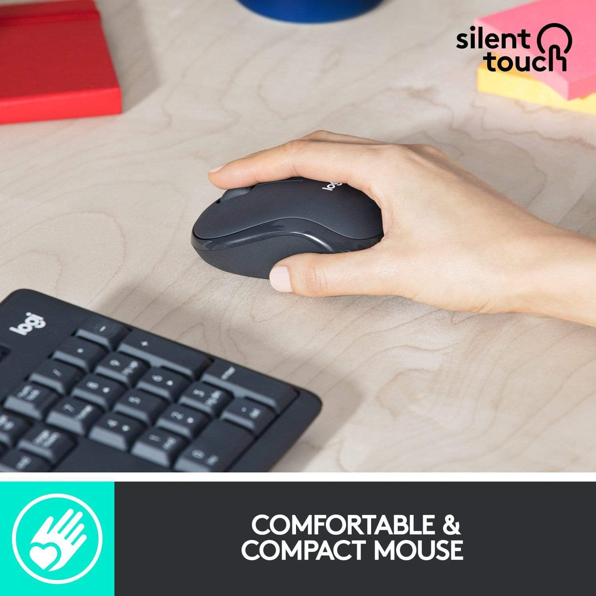 Logitech MK295 Silent Wireless Combo - Graphite 920-009800