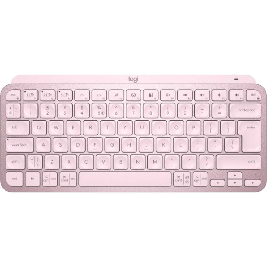 Logitech Mini Minimalist Wireless Illuminated Keyboard MX Keys - Rose 920-010500