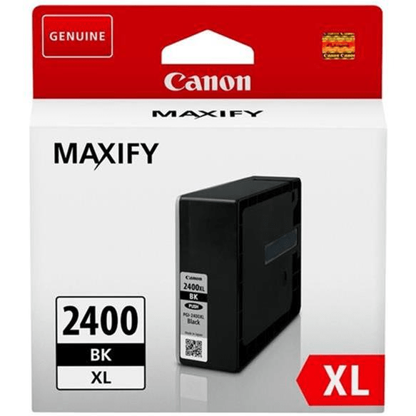 Canon PGI-2400XLBK Black High Yield Printer Ink Cartridge Original 9257B001 Single-pack