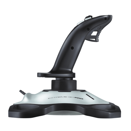 Logitech Extreme 3D Pro Joystick PC Digital USB 2.0 Black and White 942-000031