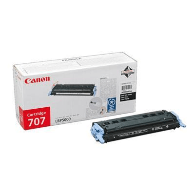 Canon 707 Black Toner Cartridge 2,500 Pages Original 9424A004 Single-pack