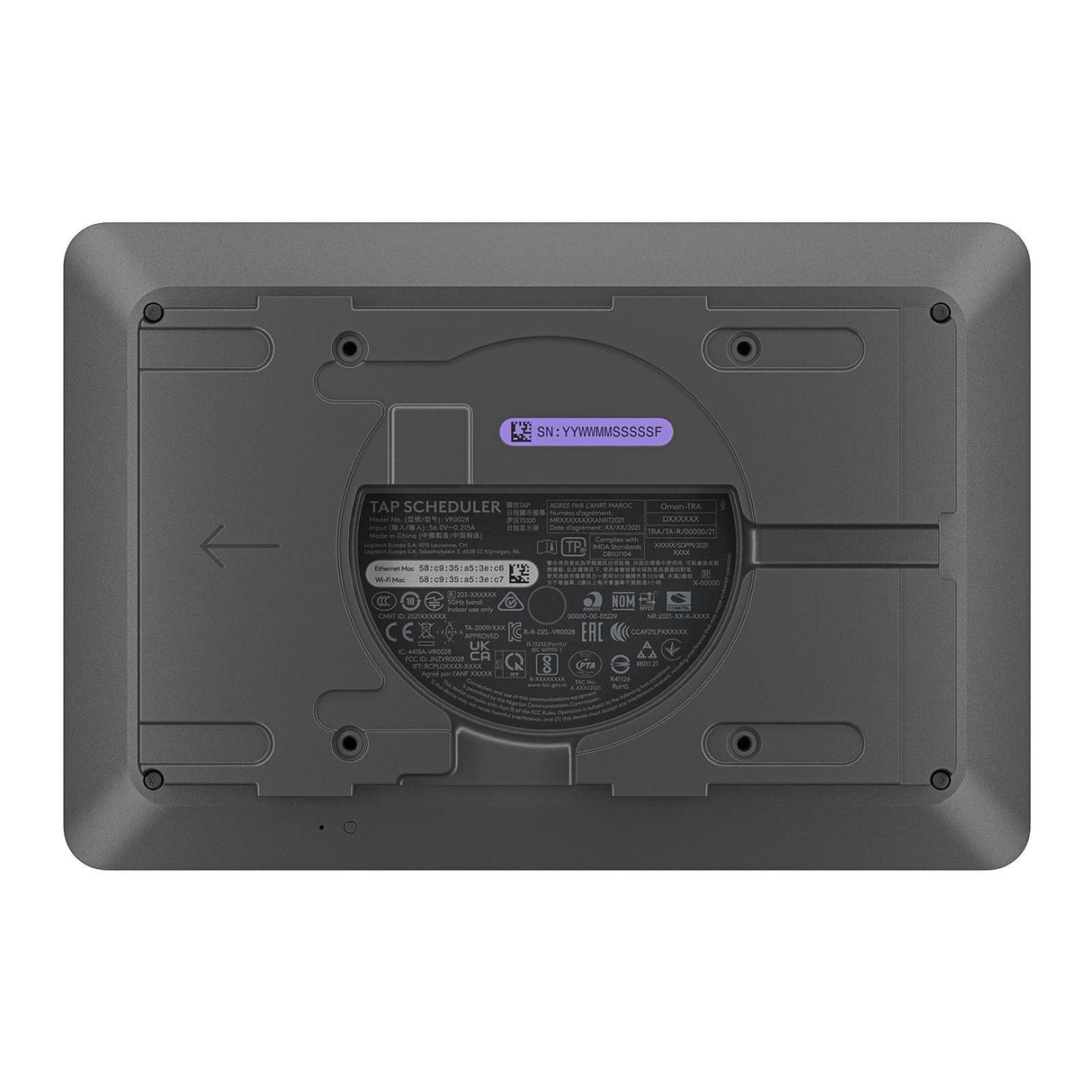 Logitech Tap Scheduler 10.1-inch 1280 x 800p IPS Wi-Fi 5 Bluetooth - Graphite 952-000091