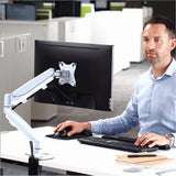 Fellowes Eppa Single Monitor Arm White 9683201