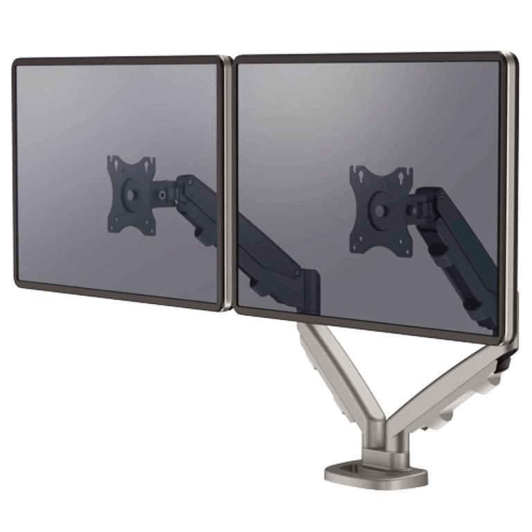 Fellowes Eppa Dual Monitor Arm Silver 9683301