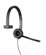 Logitech H570E USB Mono Headset With Noise-Cancelling Mic Black 981-000571