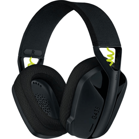 Logitech G435 Lightspeed Wireless Gaming Headset Black and Neon Yellow 981-001050