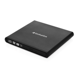 Verbatim Slimline CD/DVD Optical Disc Drive Black DVD-RW