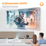 Yaber V7 Pro 4500 Lumens FHD Wireless Projector