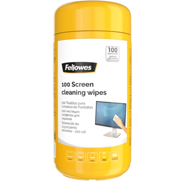 Fellowes 100 Screen Cleaning wipes 9970330