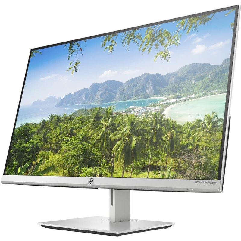 HP 27f 27” UHD 3840 x 2160 4K IPS Free Sync Monitor, 5ms Response Time,  60Hz Refresh Rate, 2 HDMI, DisplayPort, 10000000:1 Contrast Ratio, 178°