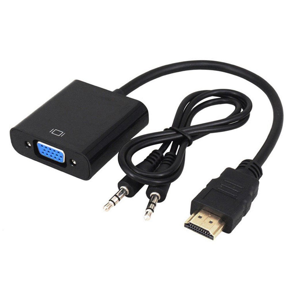 Tuff-Luv HDMI to VGA Video & Audio Converter Adapter Black A1_192