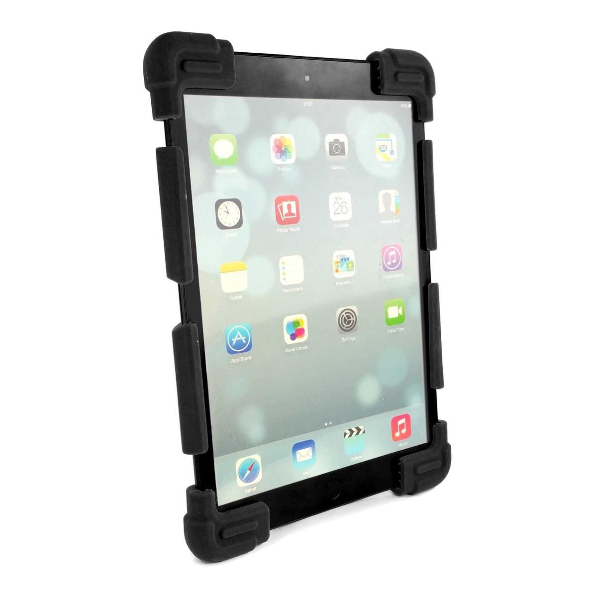 Tuff-Luv Rugged Universal Silicone Case and Stand for 9"- 12" Tablets Black A12_41