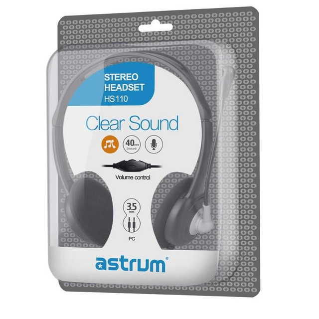 Astrum HS110 Wired Headset with Mic A12011-B