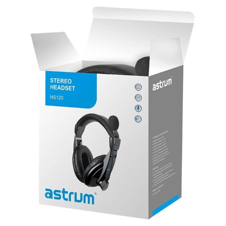 Astrum HS120 Wired Headset with Mic A12012 B FirstShop