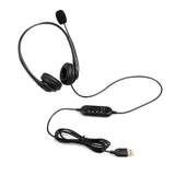 Astrum HS750 USB PC Stereo Headset with Fixed Mic A12075-B