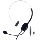 Astrum HS770 Single-Sided USB Headset with Flexible Mic A12077-B