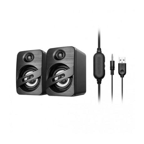 Astrum SU125 2.0 CH 2 x 3W RMS USB Multimedia Speakers A13518-B