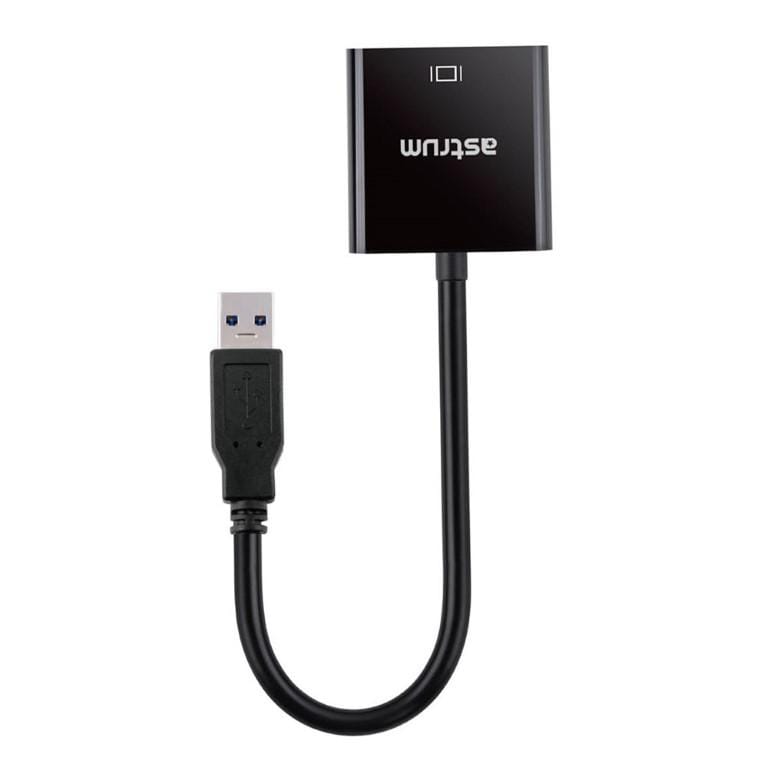 Astrum DA550 USB 3.0 Male to VGA M-F Active Adapter A38055-S