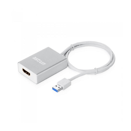 Astrum DA560 USB3.0 to HDMI Display Extender Adapter A38056-S