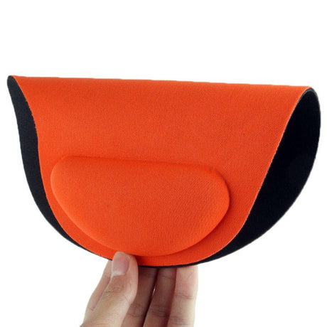 Tuff-Luv Ultra Slim Cloth Mouse Pad with Wrist Foam Pad Orange A4_71