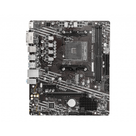 MSI A520M-A PRO Motherboard AMD A520 Socket AM4 Micro ATX