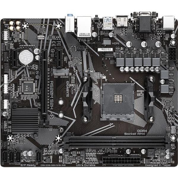 Gigabyte A520M S2H AMD Socket AM4 micro ATX Motherboard A520M S2H