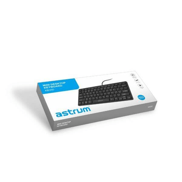 Astrum KB350 Mini Wired USB Keyboard A80535-BEN