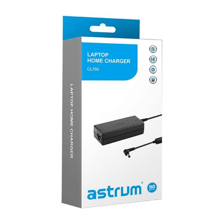 Astrum CL760 Laptop Charger Home TOSHIBA 90W A90576-B