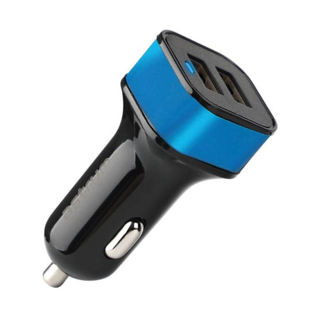 Astrum CC340 Dual USB Car Charger Blue A93034-C