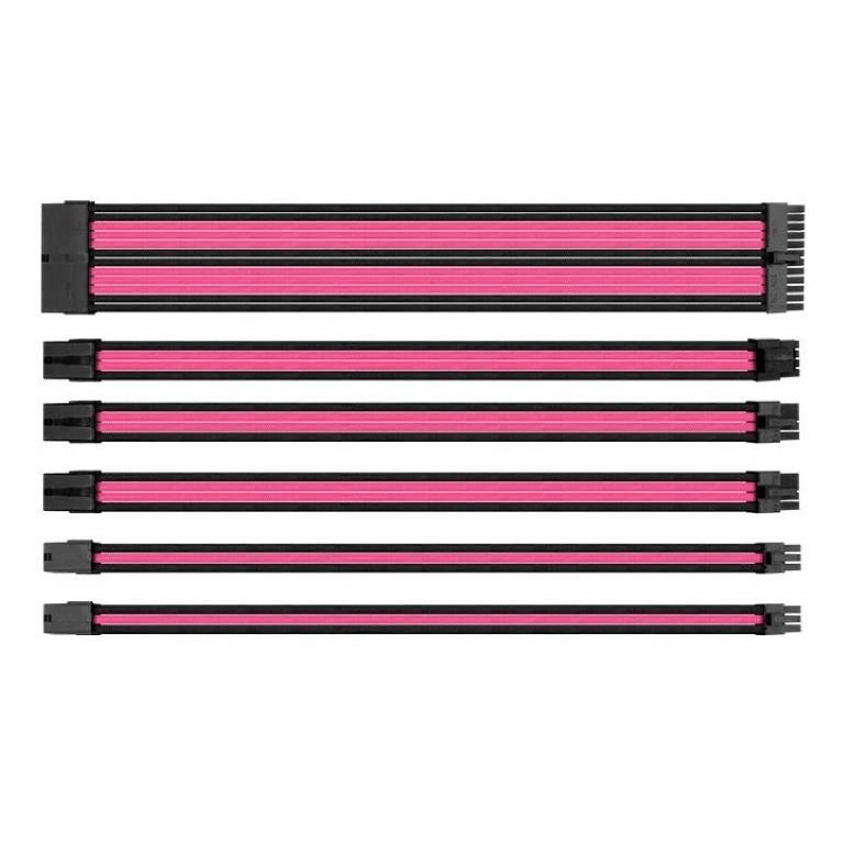 Thermaltake TtMod Sleeve Cable Extension Pink/Black 0.3m AC-046-CN1NAN-A1