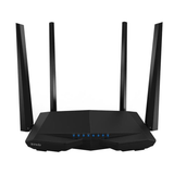 Tenda AC6 Wi-Fi 5 Wireless Router - Dual-band 2.4GHz and 5GHz Fast Ethernet Black