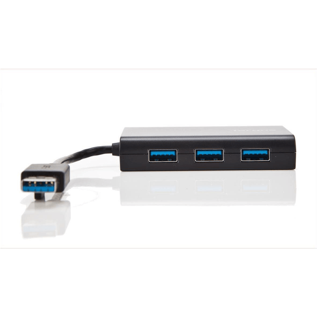 Targus USB 3.0 Hub With Gigabit Ethernet Black ACH122EUZ