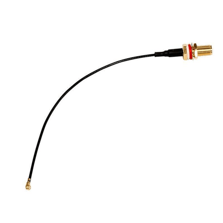 MikroTik U.fl-SMA female pigtails for wAP LTE kit Coaxial Cable SMA Black ACSMAUFL