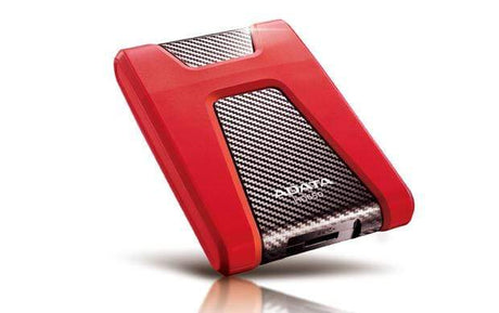 ADATA DashDrive Durable HD650 1TB Red External Hard Drive AHD650-1TU3-CRD