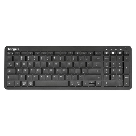 Targus Antimicrobial Universal Midsize Bluetooth US Keyboard Black AKB863US