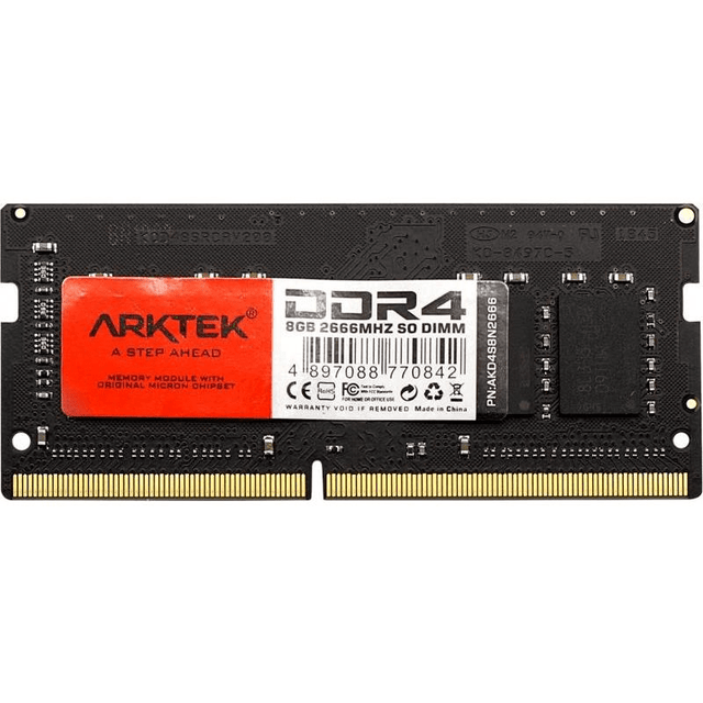 Arktek AKD4S8N2666 SO-DIMM Memory Module 8GB DDR4 2666MHz