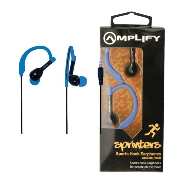 Amplify Sprinters Sport Hook Earphones AM1301BKB