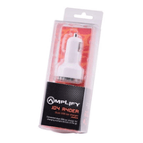 Amplify Joy Ryder Dual USB Car Charger - White AM5001W