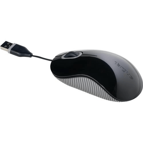 Targus Cord-Storing Optical Mouse 1000 DPI AMU76EU