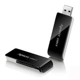 Apacer AH350 128GB USB 3.2 Gen 1 Type-A Black USB Flash Drive AP128GAH350B-1