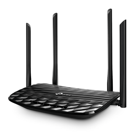 TP-Link AC1200 Wi-Fi 5 Wireless Router - Dual-band 2.4GHz and 5GHz Gigabit Ethernet Black Archer A6 ARCHER A6